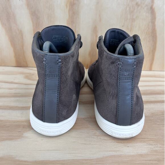 Cole Haan - Grand Crosscourt Hi Top - Sneakers - Gray - Women's - 7.5B - W09740 - Picture 6 of 9